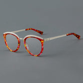 Shelley Cat Eye Glasses Frame Round Frames Southood Leopard